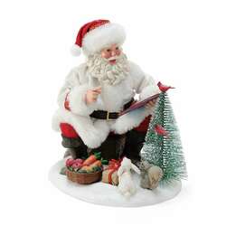 Item 156240 Forest Tales Clothtique Santa