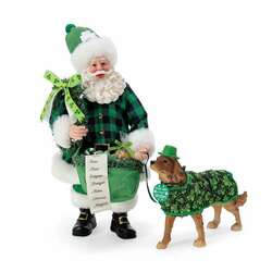 Item 156245 Irish Setter Possible Dream Clothtique Santa