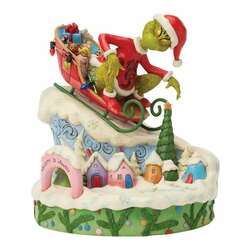 Item 156313 thumbnail Grinch On Sled Figure