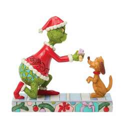 Item 156318 thumbnail Grinch Giving Max A Bone Figure