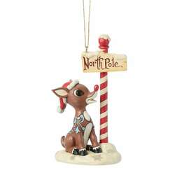 Item 156333 thumbnail Rudolph By North Pole Ornament