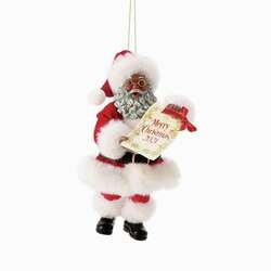 Item 156371 Possible Dreams Santa Merry Christmas 2021 African-American