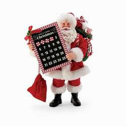 Item 156394 Countdown Santa Clothtique Figure