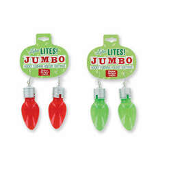 Item 164011 Lotsa Lites Jumbo Flashing Earrings