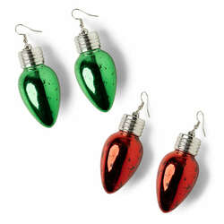 Item 164029 thumbnail Holiday Frost Light Bulb Earrings