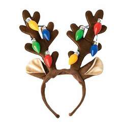 Item 164065 thumbnail Jumbo Bulb Light-Up Antler Headband