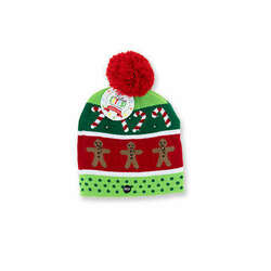Item 164277 Light Up Gingerbread/Candy Cane Beanie
