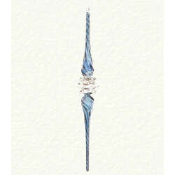 Item 186069 Blue Ms Fancy Icicle Ornament