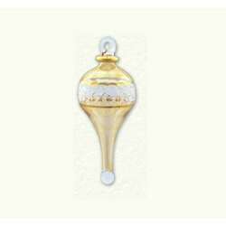 Item 186174 thumbnail Yellow Upside Down Raindrop Ornament