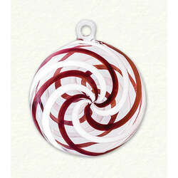 Item 186272 Sms Peppermint Ornament