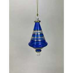 Item 186356 thumbnail Cobalt Blue Triangle Ornament Small