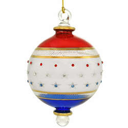 Item 186391 thumbnail Red White And Blue 50 Stars Ornament