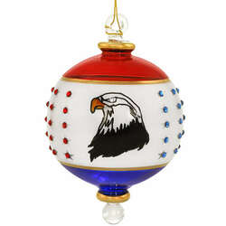 Item 186406 thumbnail 50 Stars With American Eagle Ornament