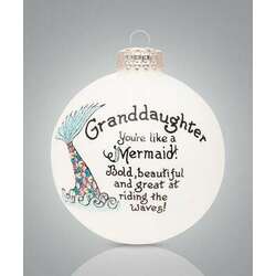 Item 202004 thumbnail Granddaughter Mermaid Ornament
