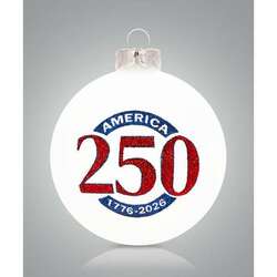 Item 202006 thumbnail America 250 Numbers Ornament