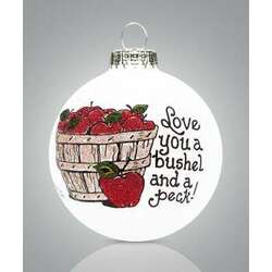 Item 202012 thumbnail Love You A Bushel And A Peck Ornament