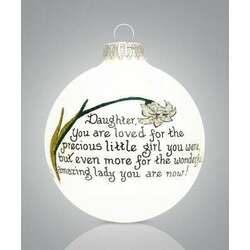 Item 202028 thumbnail Daughter You Are Loved/Lilly Ornament