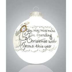 Item 202029 Miss Me Girl Angel Ornament