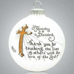 Item 202145 thumbnail Your Ministry Is A Blessing Ornament