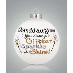 Item 202168 thumbnail Granddaughter Sparkle Ornament