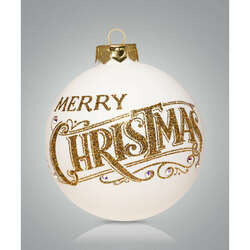 Item 202178 thumbnail Merry Christmas Gold Ornament