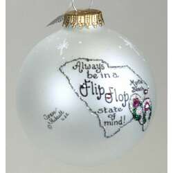 Item 202224 Myrtle Beach Flip Flop Ornament