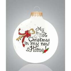 Item 202232 thumbnail My First Christmas In My New Home/Key Ornament