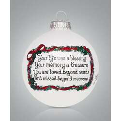 Item 202285 thumbnail Memory A Treasure Ornament