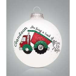Item 202289 thumbnail Grandson Dumptruck Ornament