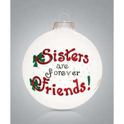 Item 202305 thumbnail Sisters are Forever Friends Ornament