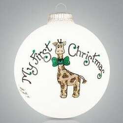 Item 202317 thumbnail Green Giraffe Ornament