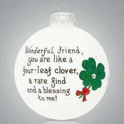 Item 202353 thumbnail Friend Clover Ornament