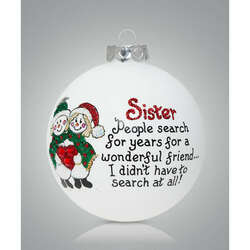 Item 202368 Sister Snowman Ornament
