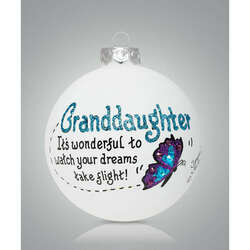 Item 202372 thumbnail Granddaughter Butterfly Ornament