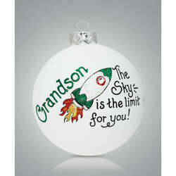 Item 202376 thumbnail Grandson Rocket Ornament