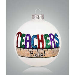 Item 202387 Teacher Rule Ornament