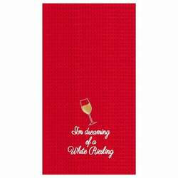 Item 231047 WHITE REISLING KITCHEN TOWEL