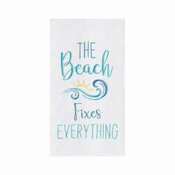Item 231071 Beach Fixes Everthing Kitchen Towel