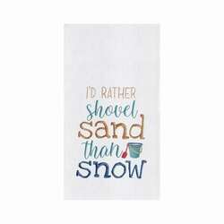 Item 231072 Shovel Sand Than Snow Kitchen Towel