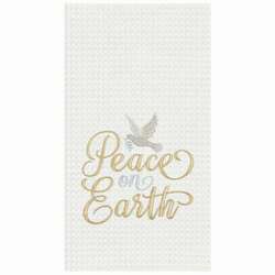 Item 231083 PEACE ON EARTH KITCHEN TOWEL