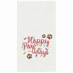 Item 231105 Happy Pawlidays Towel