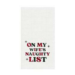 Item 231106 thumbnail Wifes Naughty List Kitchen Towel