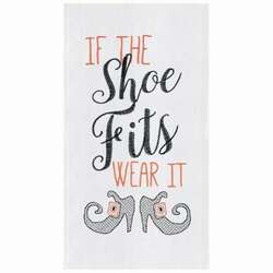 Item 231108 If The Shoe Fits Wear It Witch Kitchen Towel