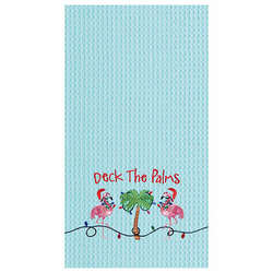Item 231113 Deck The Palms Kitchen Towel