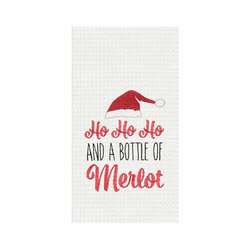 Item 231149 Bottle Of Merlot Towel