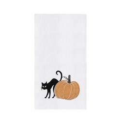 Item 231167 thumbnail Cat And Pumpkin Kitchen Towel