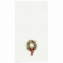 Item 231173 FESTIVE WREATH KITCHEN TOWEL