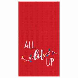 Item 231208 All Lit Up Kitchen Towel