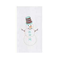 Item 231302 Coastal Snowman Kitchen Towel