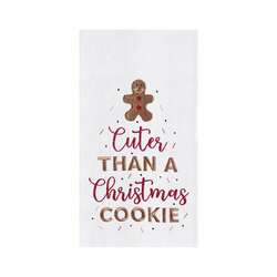 Item 231309 CUTER THAN A CHRISTMAS COOKIE KITCHEN TOWEL